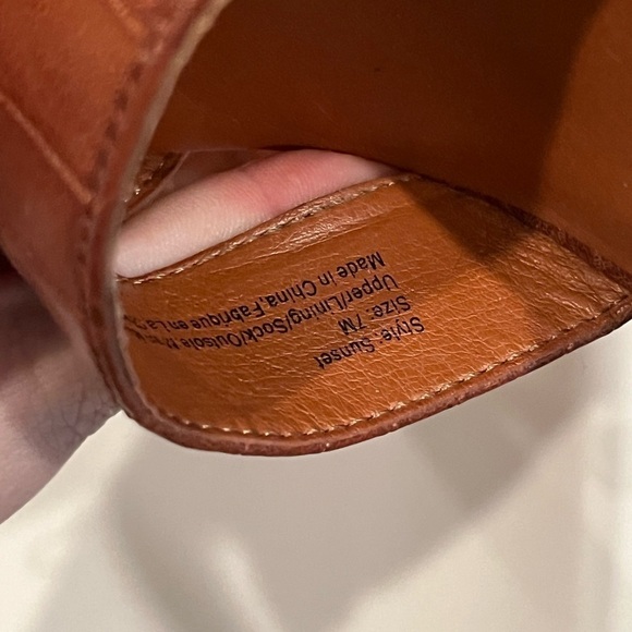 Matisse Rich brown sunset clog block heel was sold by Free People size 7 - Picture 6 of 12